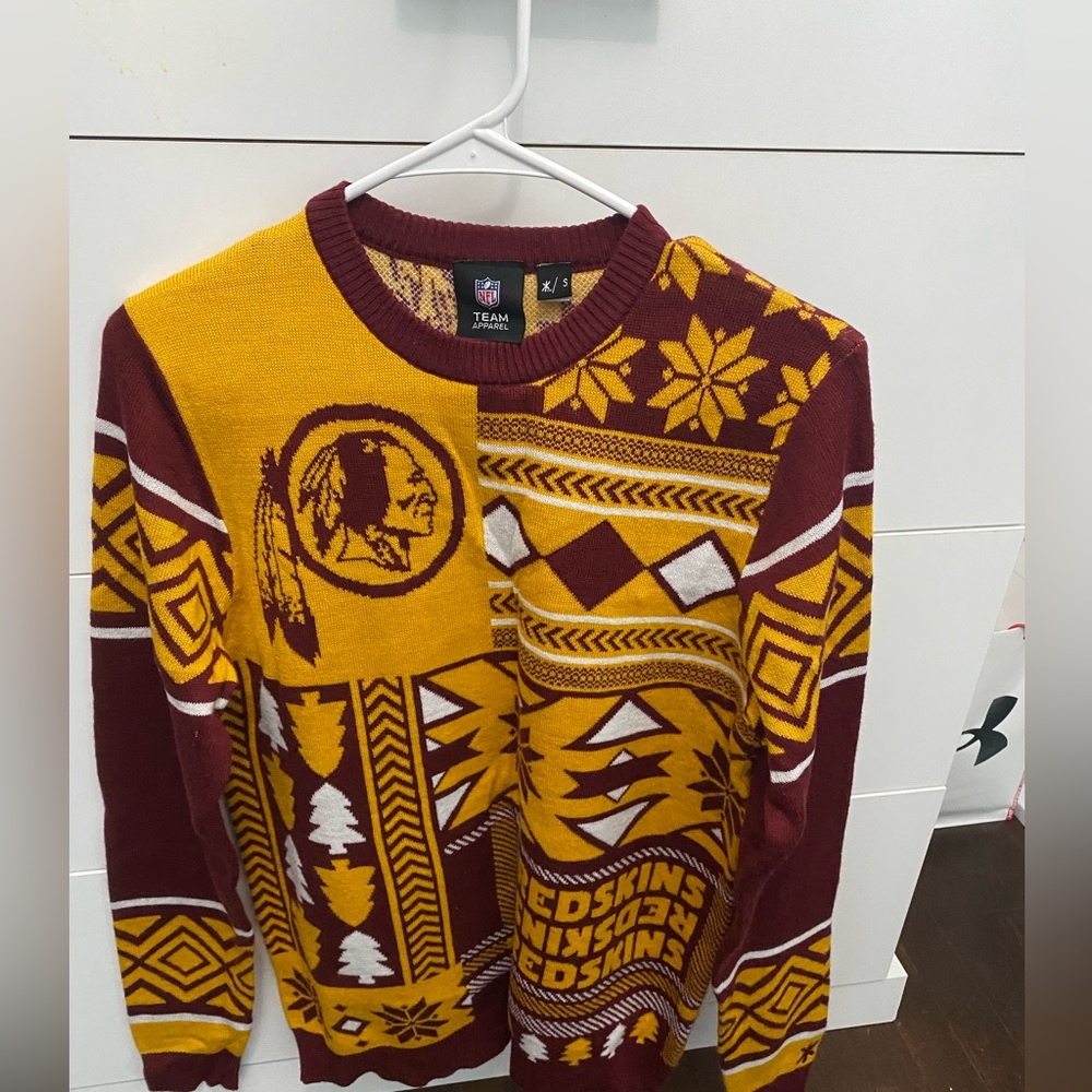 Redskins Ugly Sweater Small